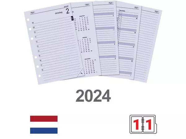 Agendavulling 2025 Kalpa Senior 1dag/1pagina