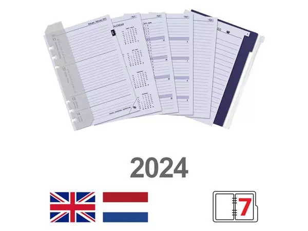 Een Agendavulling 2025 Kalpa A5 jaardoos 7dagen/2pagina's koop je bij NiceSupplies.nl