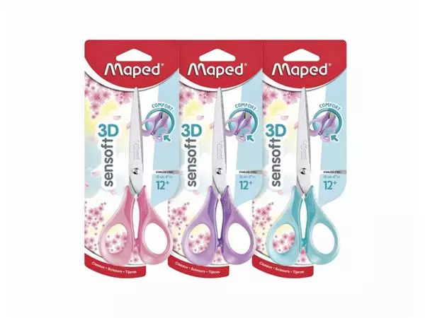 Een Schaar Maped Sensoft 16cm pastel assorti koop je bij NiceSupplies.nl