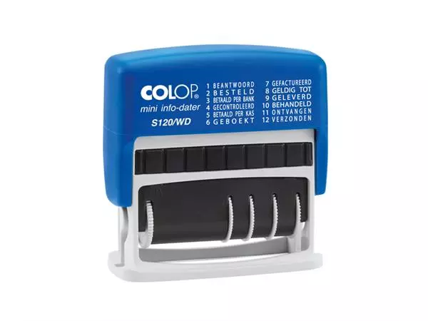 Een Woord-datumstempel Colop S120 mini-info dater 4mm koop je bij Goedkope Kantoorbenodigdheden