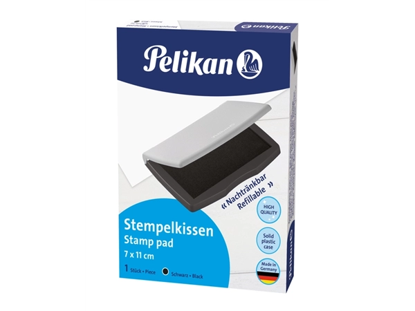 Een Stempelkussen Pelikan 2E 110x70mm zwart koop je bij EconOffice