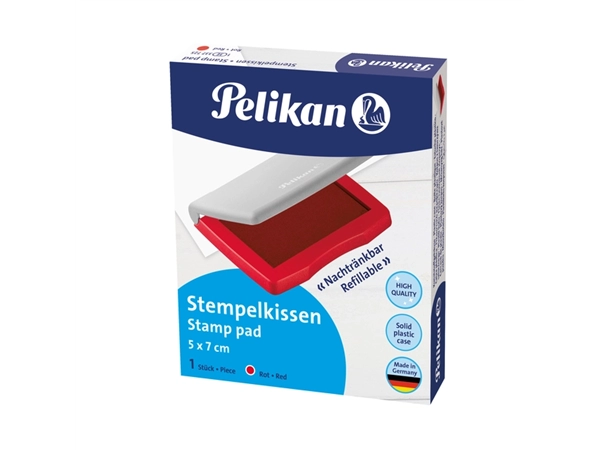 Een Stempelkussen Pelikan 3E 50x70mm rood koop je bij Unimark Office B.V.