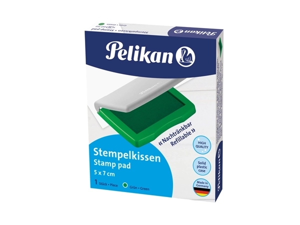 Een Stempelkussen Pelikan 3E 50x70mm groen koop je bij EconOffice