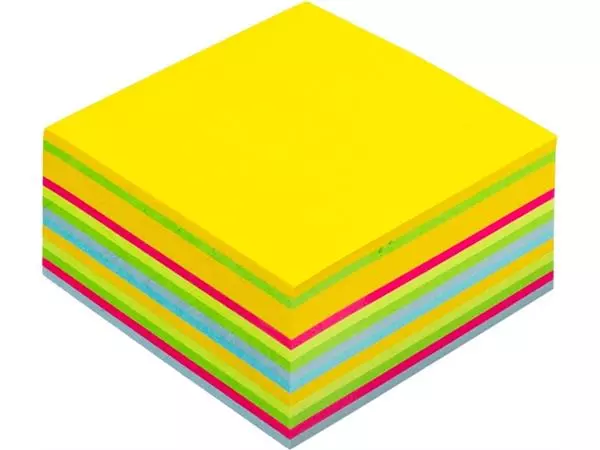 Een Memoblok Post-it 2030 76x76mm kubus ultra assorti koop je bij Buro De Peuter