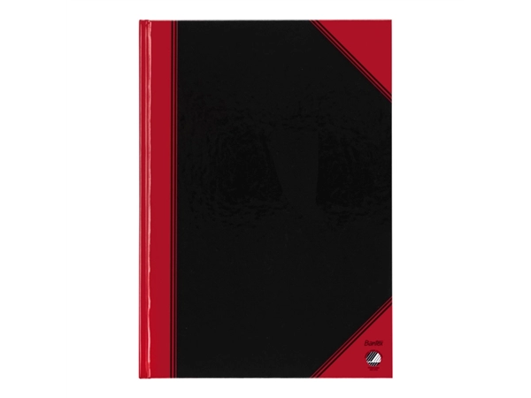 Een Cahier de notes Bantex noir/rouge A4 ligné 70g 96 feuilles koop je bij Van Hoye Kantoor BV