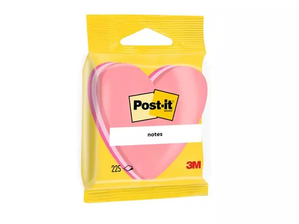 Een Memoblok Post-it Vormen 2007 70x70mm kubus hart roze koop je bij Goedkope Kantoorbenodigdheden