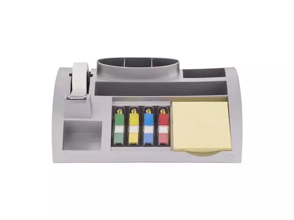 Een Organiseur de bureau Post-it C50 gris argenté avec contenu koop je bij QuickOffice BV