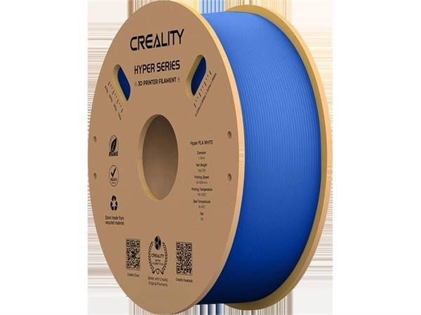 Een 3D Filament Creality Hyper PLA 1.75mm Blauw 1kg koop je bij Van Hoye Kantoor BV