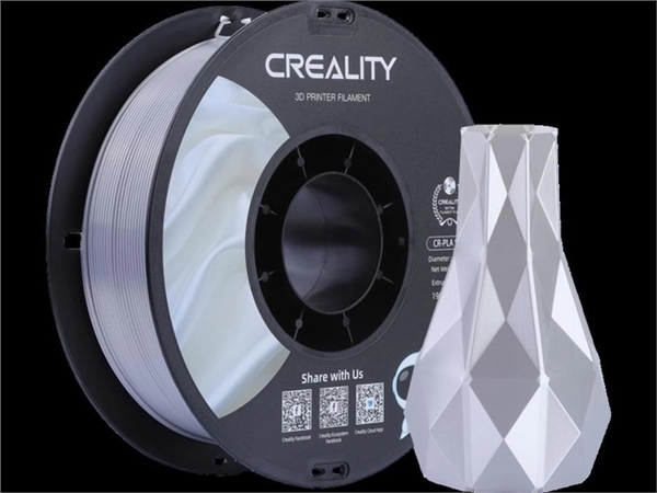 Een Filament 3D Creality PLA 1.75mm Silk argent 1kg koop je bij QuickOffice BV