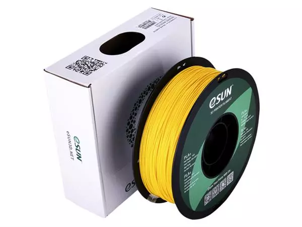 Een 3D Filament Esun 1.75mm PLA 1kg geel koop je bij Van Leeuwen Boeken- en kantoorartikelen