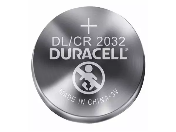 Een Batterij Duracell knoopcel 4xCR2032 lithium Ø20mm 3V-180mAh koop je bij NiceSupplies.nl