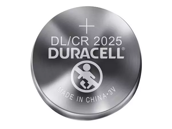 Een Batterij Duracell knoopcel 2xCR2025 lithium Ø20mm 3V-170mAh koop je bij Kantoorvakhandel van der Heijde