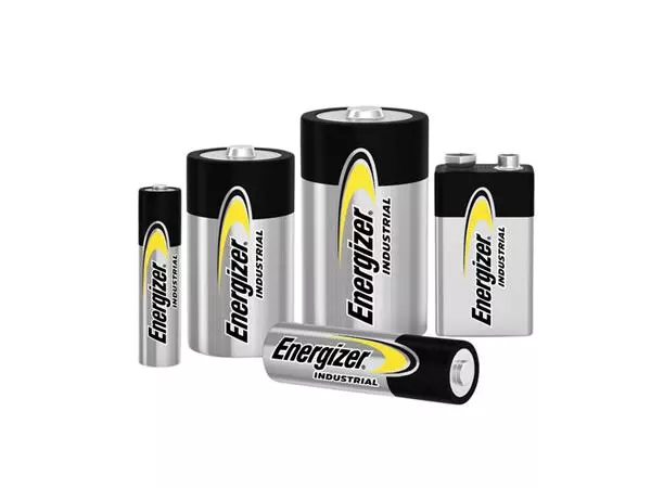 Een BATTERIJ ENERGIZER INDUSTRIAL AA ALKALINE koop je bij Kantoorvakhandel van der Heijde