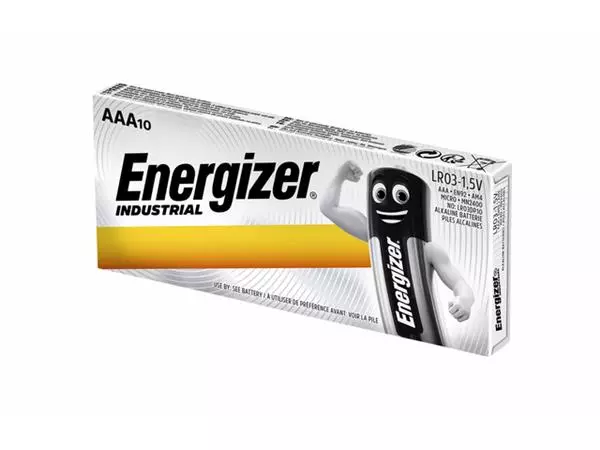 Een Batterij Industrial AAA alkaline doos à 10 stuks koop je bij Goedkope Kantoorbenodigdheden