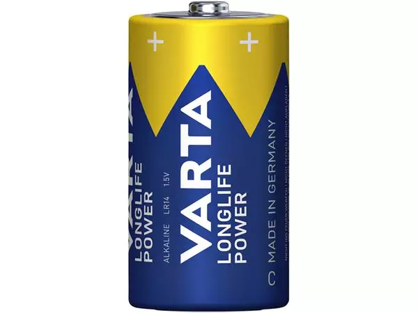 Een Batterij Varta Longlife Power 2xC koop je bij NiceSupplies.nl