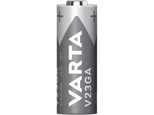Een Batterij Varta V23GA alkaline blister à 2stuk koop je bij Kantoorvakhandel van der Heijde