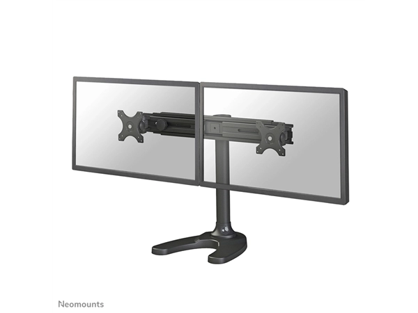 Een Monitorarm Neomounts D700DD 2x19-30" op voet zwart koop je bij Ziffo Kantoorcentrum BV