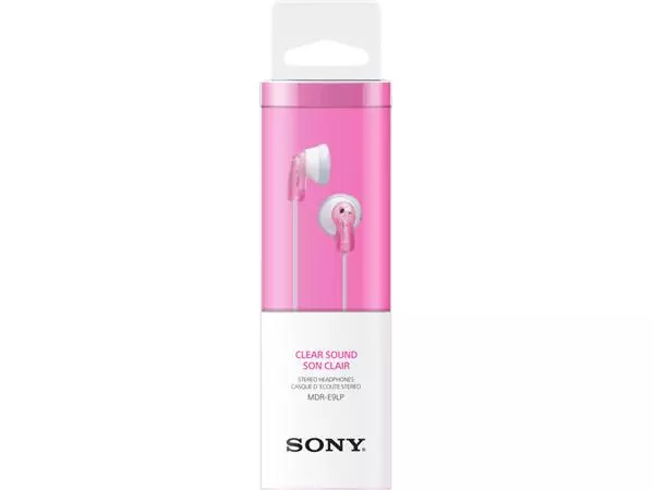 Een OORDOPJES SONY E9 BASIC ROZE koop je bij Kantoorvakhandel van der Heijde