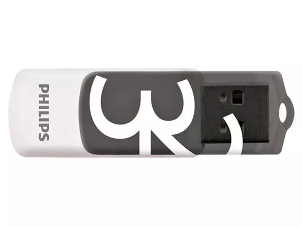 Een USB-stick 2.0 Philips Vivid Edition Shadow Grey 32GB koop je bij Tonerinktshop