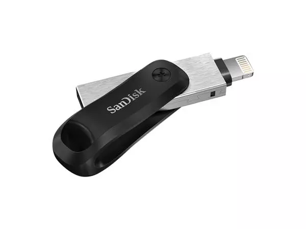 Een USB-STICK SANDISK IXPAND FLASH DRIVE 3.0 128GB ZW koop je bij Kantoorvakhandel van der Heijde