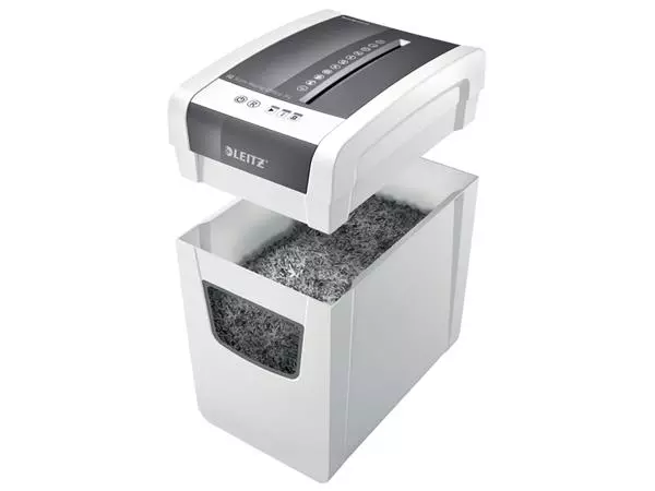 Een PAPIERVERNIETIGER LEITZ IQ SLIM HOME OFFICE 4X28MM koop je bij Kantoorvakhandel van der Heijde