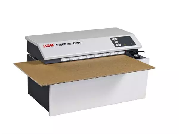 Een Verpakkingsopbolmachine HSM ProfiPack C400 koop je bij MV Kantoortechniek B.V.
