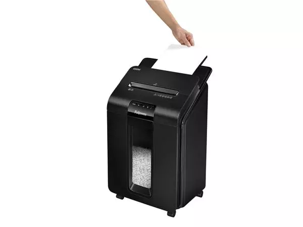 Een Papiervernietiger Fellowes Automax 100M snippers 4x10mm koop je bij NiceSupplies.nl