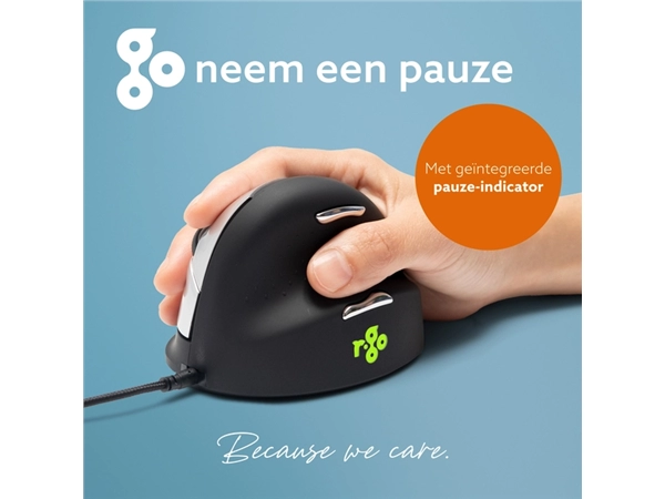 Een MUIS R-GO ERGONOMISCH HE BREAK DRAAD RECHTS L koop je bij Kantoorvakhandel van der Heijde