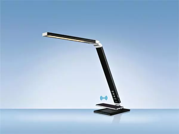 Een Bureaulamp Hansa ledlamp Magic plus zwart koop je bij EconOffice