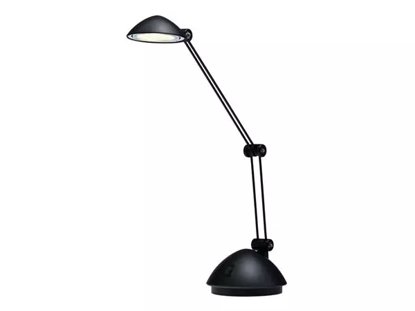 Een Bureaulamp Hansa led Space zwart koop je bij Totaal Kantoor Goeree