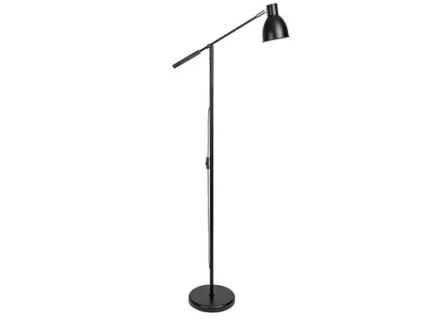 Vloerlamp MAUL Finja excl. LED lamp hg 138cm arm 30cm zwart