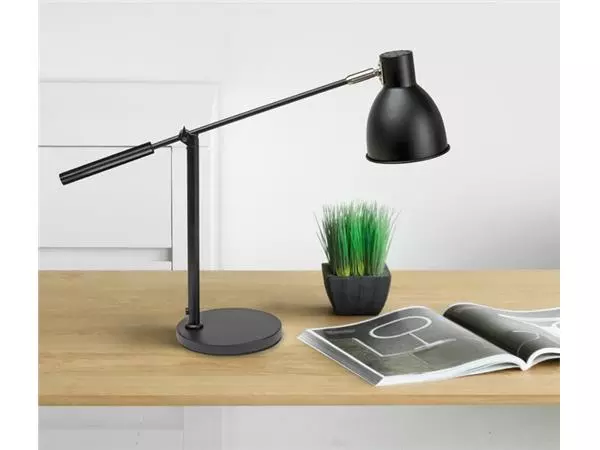 Een Bureaulamp MAUL Finja excl. LED lamp voet zwart koop je bij Kantoorvakhandel van der Heijde