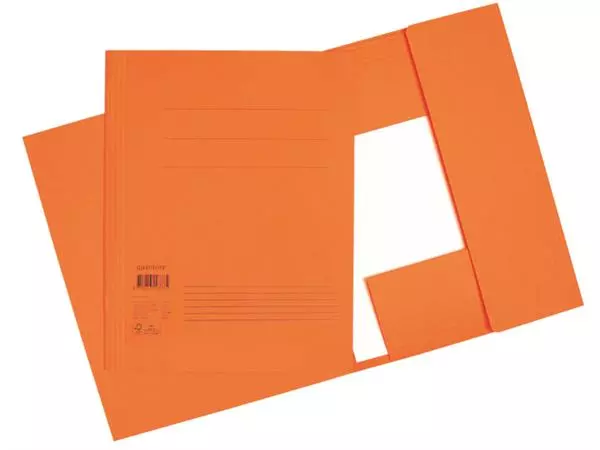 Een Dossiermap Quantore folio 300gr oranje koop je bij Goedkope Kantoorbenodigdheden