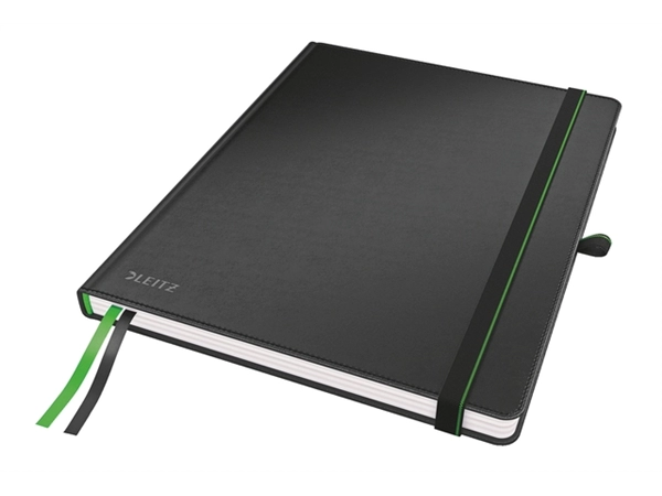 Een Cahier Leitz Complete 187x242mm ligné 160 pages 100g noir koop je bij QuickOffice BV