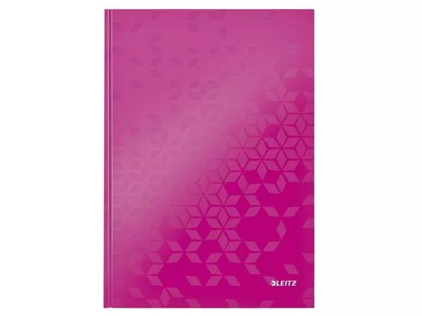 Een Cahier Leitz WOW A4 ligné 160 pages 90g rose koop je bij QuickOffice BV