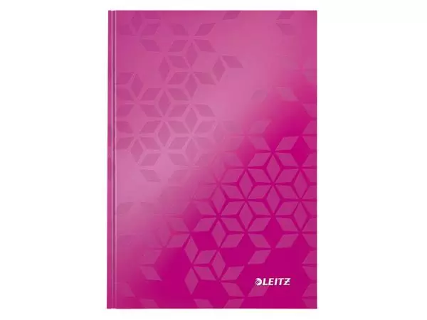 Een Notitieboek Leitz WOW A5 160blz 90gr lijn roze koop je bij EconOffice