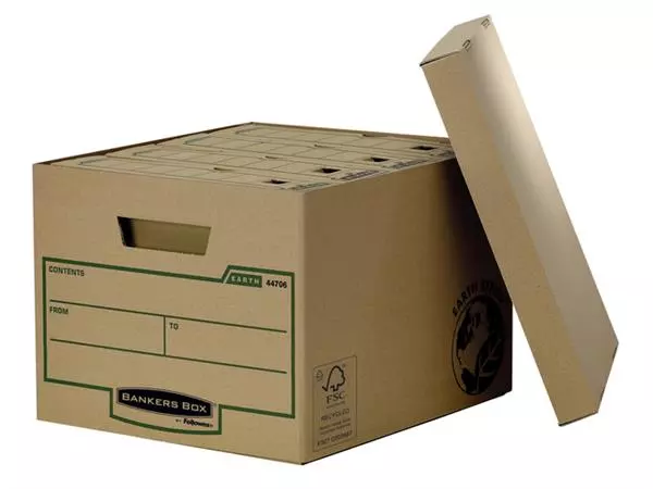 Een Archiefdoos Bankers Box Earth 270x335x391mm bruin koop je bij NiceSupplies.nl