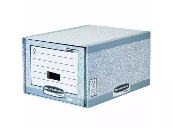 Een Archieflade Bankers Box A4 System A4 grijs koop je bij QuickOffice BV