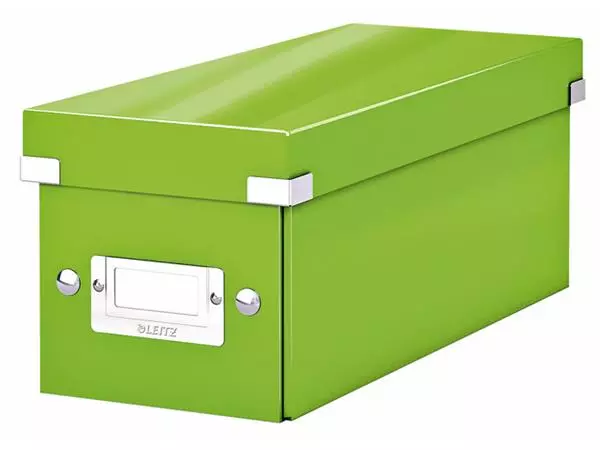 Een CD-box Leitz WOW Click&Store 143 x 136 x 352 mm groen koop je bij KantoorProfi België BV
