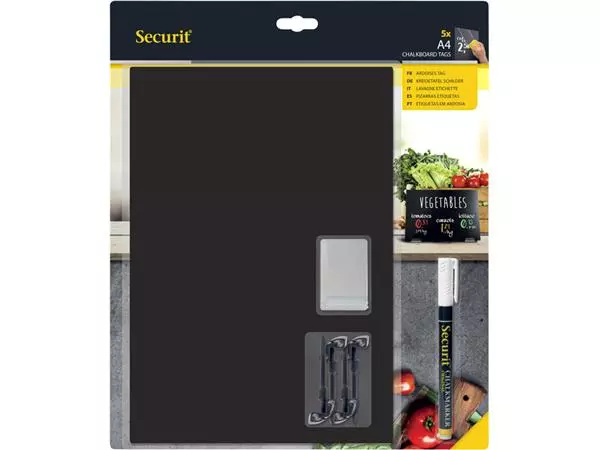 Een Krijtbord Securit A4 tags koop je bij KantoorProfi België BV