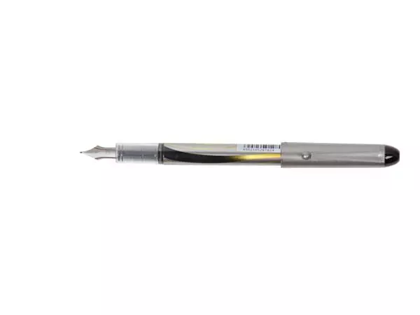 Een Vulpen Pilot Vpen medium zilver/zwart koop je bij Kantoorvakhandel van der Heijde