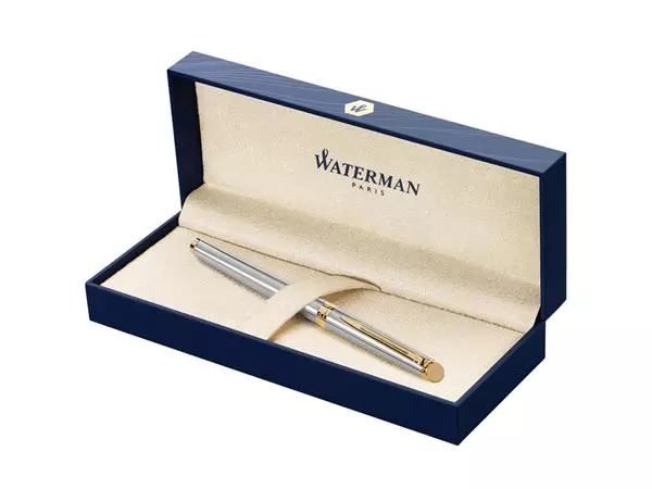 Een Vulpen Waterman Hémisphère stainless steel GT medium koop je bij Van Leeuwen Boeken- en kantoorartikelen