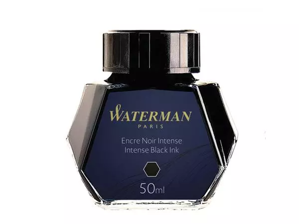 Een Vulpeninkt Waterman 50ml standaard zwart koop je bij Kantoorvakhandel van der Heijde