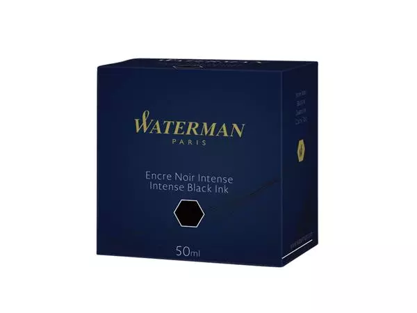 Een Vulpeninkt Waterman 50ml standaard zwart koop je bij NiceSupplies.nl