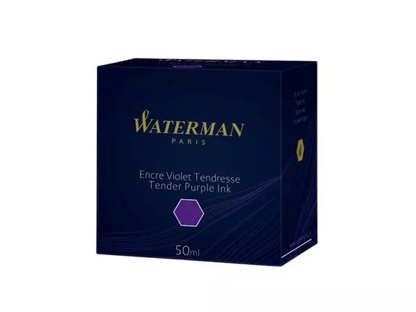 Een Vulpeninkt Waterman 50ml standaard paars koop je bij Buro De Peuter