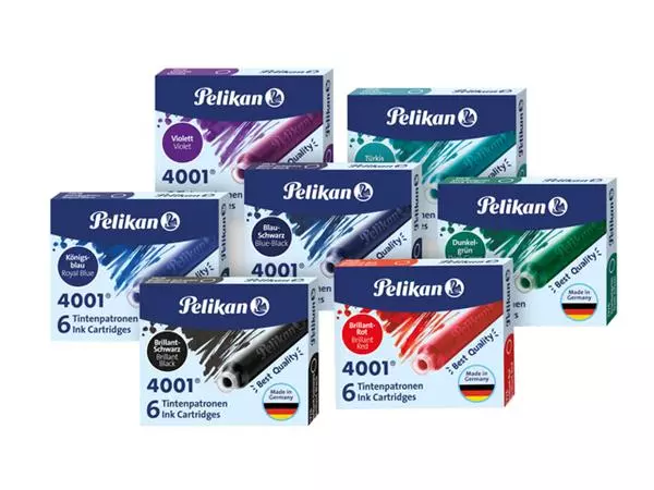 Een Inktpatroon Pelikan 4001 donkergroen koop je bij NiceSupplies.nl