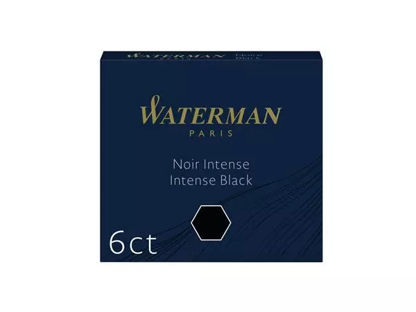Een Inktpatroon Waterman internationaal zwart pak à 6 stuks koop je bij L&N Partners voor Partners B.V.