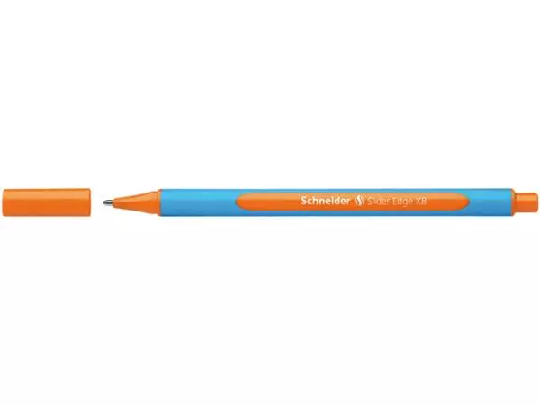 Een Balpen Schneider Slider Edge extra breed oranje koop je bij EconOffice