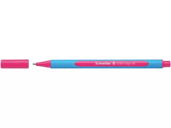 Een Balpen Schneider Slider Edge extra breed roze koop je bij KantoorProfi België BV