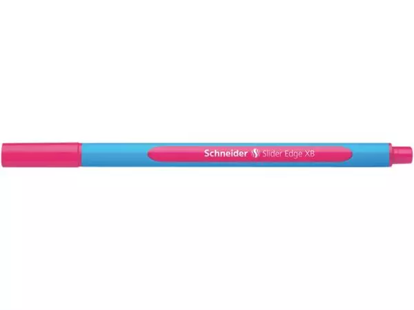 Een Balpen Schneider Slider Edge extra breed roze koop je bij Buro De Peuter